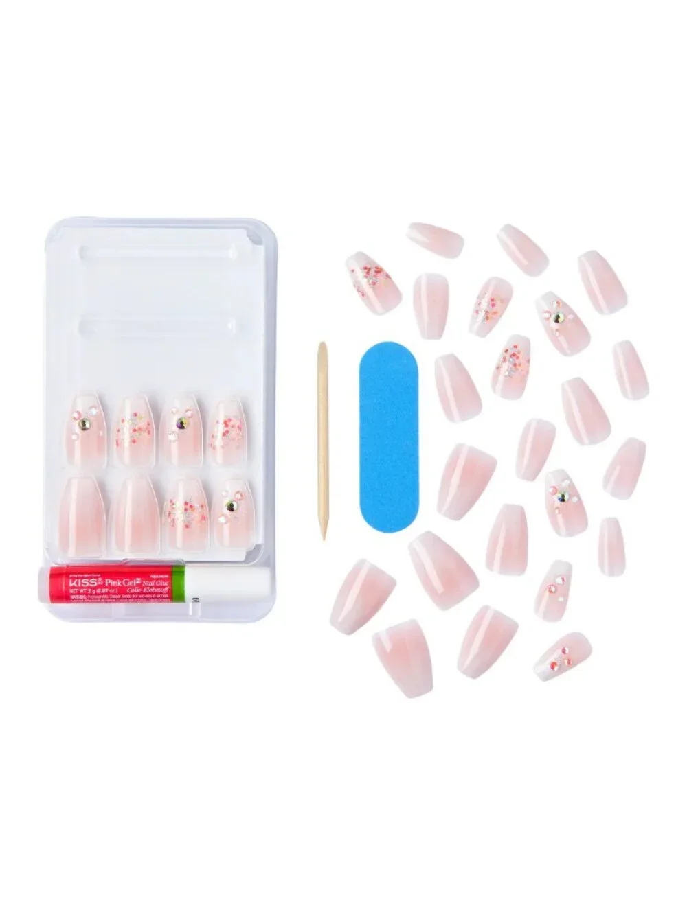KISS Special Design Holiday Medium Length Nails - Warm Hugs